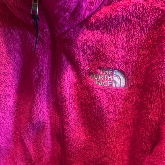 NORTH FACE OSITO HOT PINK FUZZY FULL ZIP JACKET - Picture 6 of 6